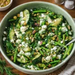 Sautéed Spring Vegetable Salad with zucchini and asparagus