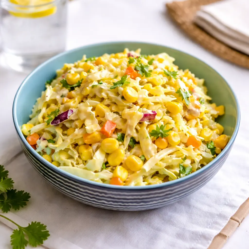 Spicy Jalapeno Corn Coleslaw: The Most Amazing Summer Salad